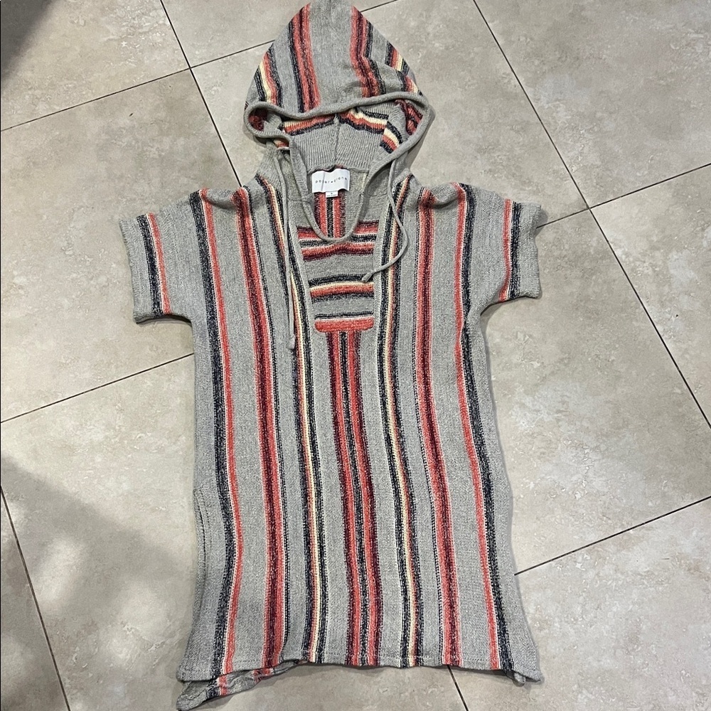 Paper Crane Womens Sweater Hooded Size Small